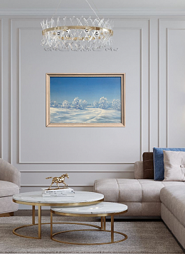 Картина "Зима" В. Машнин. 2010 г.