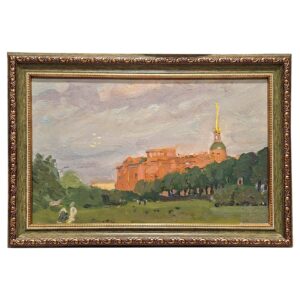 Картина пейзаж. Этюд маслом 299Аз/30