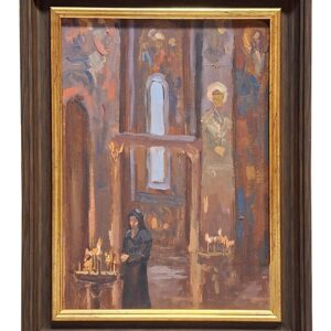Картина этюд на картоне. Дорохов К.Г. 21В/37