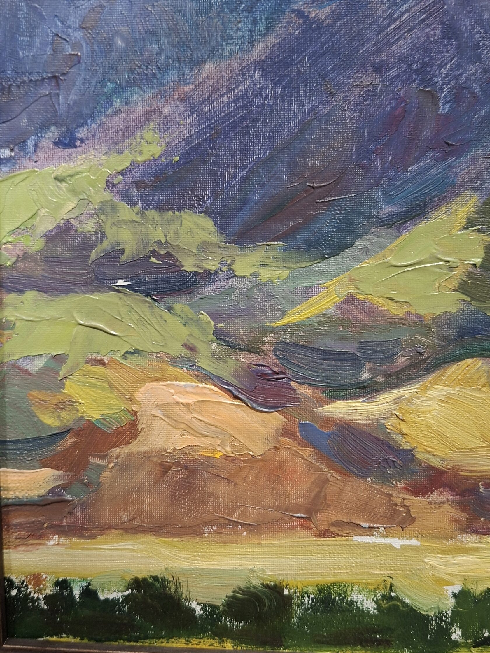 Картина "Горный пейзаж". Ш. Якубов 217В/18 — изображение 2