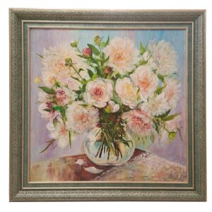Картина "Пионы" А.В. Нескромных 283В/19